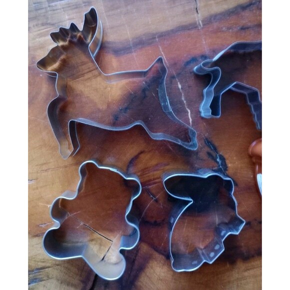 Lot of Animal Shaped Metal Cookie Cutters Baking Kitchen Resin Crafting NEW - Picture 2 of 6